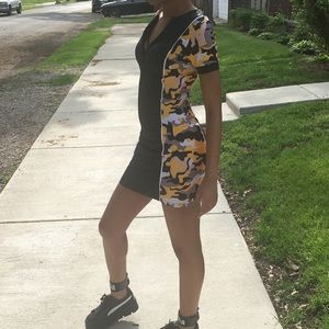 Camo Bodycon Fashion Nova Type Dress